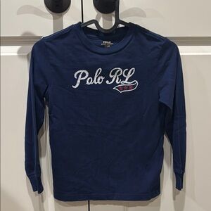 Polo RL Navy Long Sleeve Shirt
